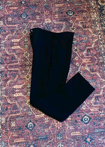Kemerli Kadın Kumaş Pantolon - Ofis Stil