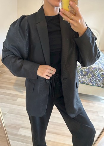 H&M Siyah Kadın Blazer Ceket