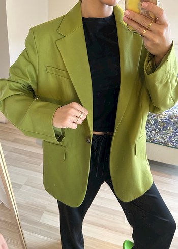 H&M Yeşil Kadın Blazer Ceket