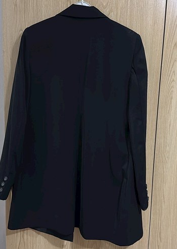 Alvina Kadın Siyah Düğmeli Blazer Ceket