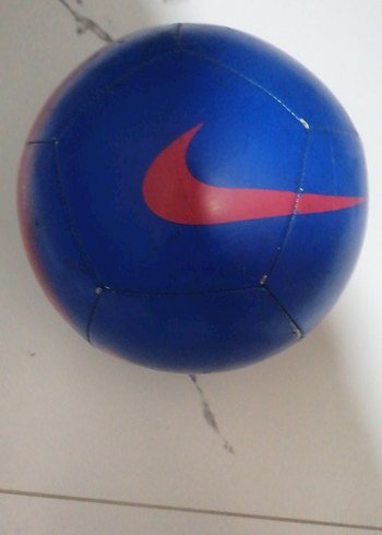 Nike Mavi Futbol Topu 2 Hafta Kullanıldı Orjinal Nike futbol top