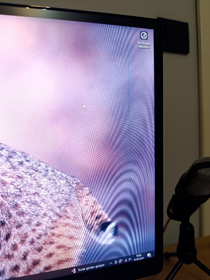 LG Siyah Bilgisayar Monitörü Dev ekran - Görsel 3