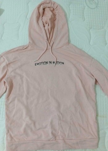 Defacto Pudra Kapusonlu Sweatshirt