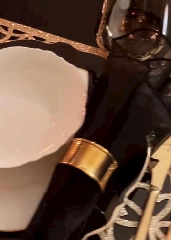 Karaca gold peçete halkası - Görsel 2