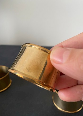 Karaca gold peçete halkası - Görsel 7