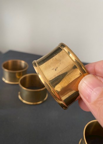 Karaca gold peçete halkası - Görsel 4