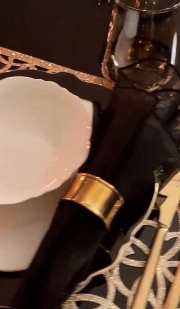 Karaca gold peçete halkası - Görsel 2