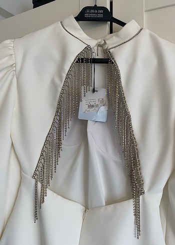 Zaten beyaz nikah elbisesi - Görsel 6