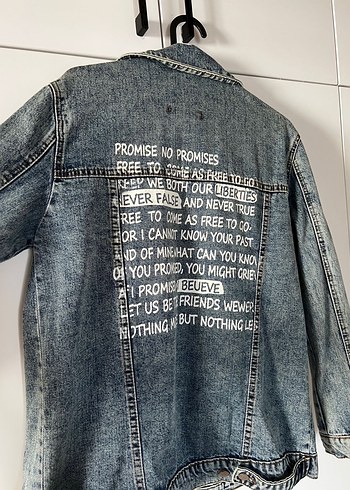 m Beden Oversize Denim Vintage Ceket
