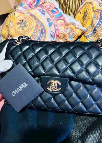 Chanel Siyah Kapitone Deri Canta