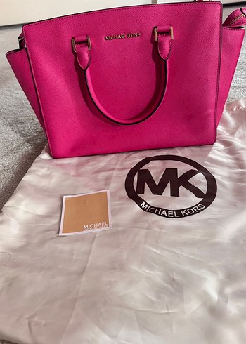 Michael Kors Canli Fusya Michael Kors El Cantasi