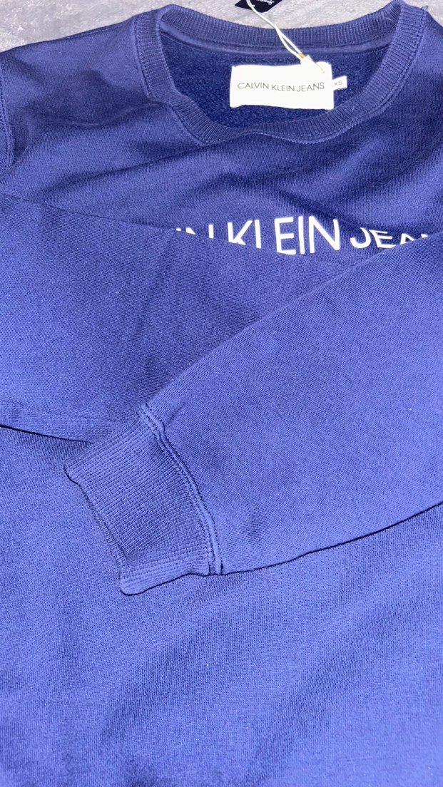 Lacivert Orijinal Calvin Klein Jeans Sweatshirt XS — görsel 4/6