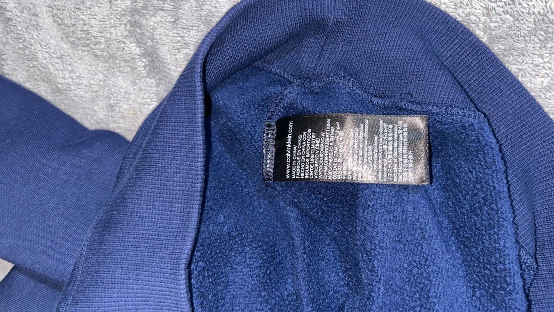 Lacivert Orijinal Calvin Klein Jeans Sweatshirt XS — görsel 3/6