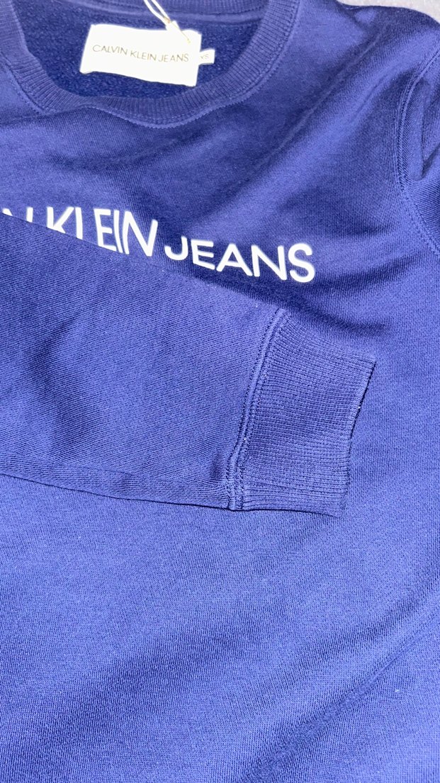 Lacivert Orijinal Calvin Klein Jeans Sweatshirt XS — görsel 5/6