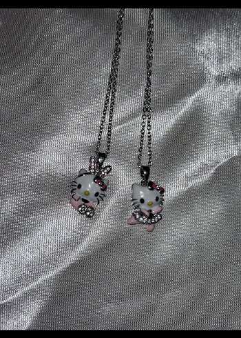 hello kitty çelik kolye - Görsel 2