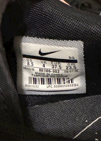 Nike Siyah Spor Ayakkabı - Görsel 5