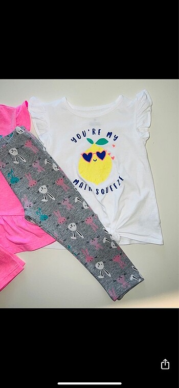 18-24 Ay Beden Gap tayt 2 yaş carters tshirt 3 yaş