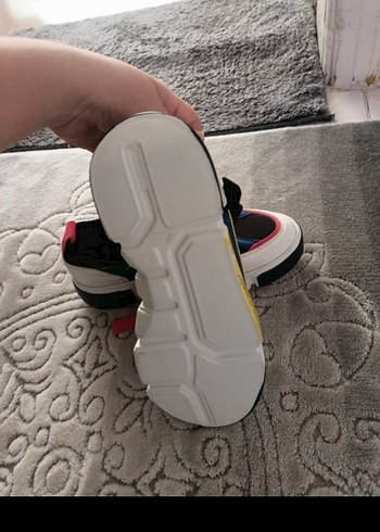 Renkli Kadın Spor Ayakkabı Velcro Detaylı - Görsel 3