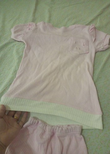 Pembe Kısa Kollu çocuk takım - Görsel 3