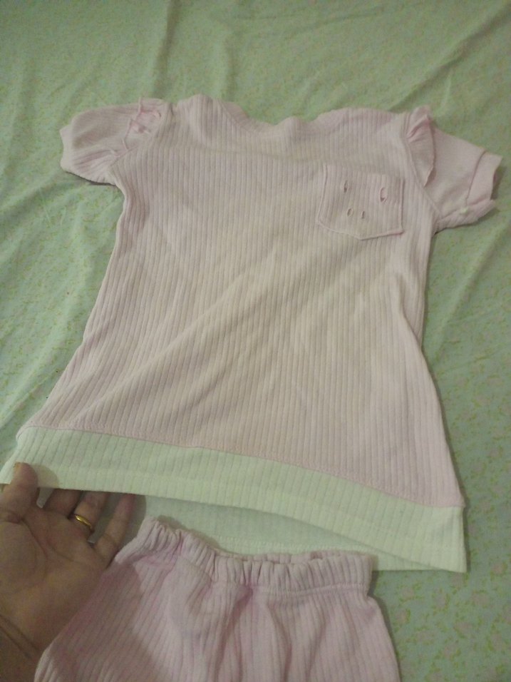 Pembe Kısa Kollu çocuk takım - Görsel 3