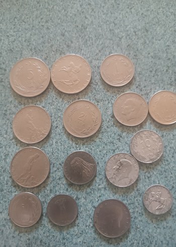 Farklı Değerlerde Eski Türk Paraları - Görsel 2