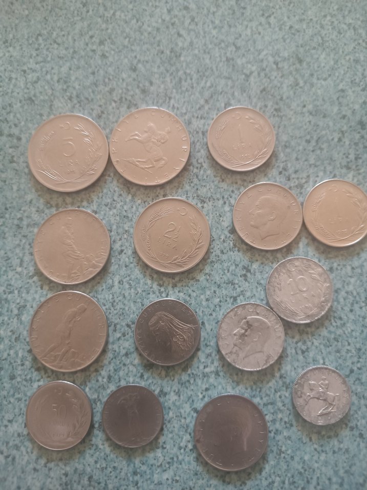 Farklı Değerlerde Eski Türk Paraları - Görsel 2