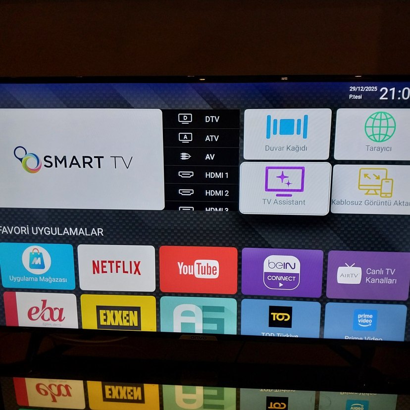 Çok Renkli Akıllı TV Ana Menü Ekranı - Görsel 2