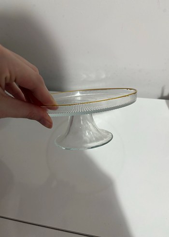 Beyaz Kapaklı Cam Şekerlik - Görsel 3