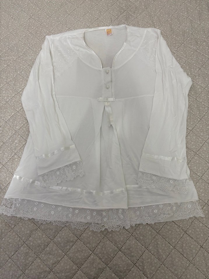 Beyaz pijama takımı - Görsel 2