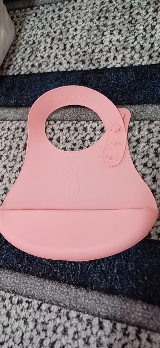 Pastel Pembe Bebek Mama Önlüğü - Görsel 2