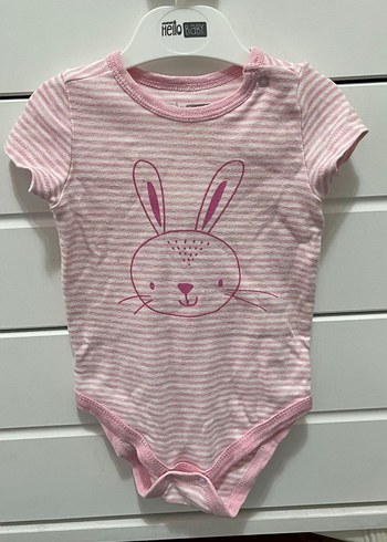 Kısa Kollu, Yeşil Bebek Kız Body - Görsel 6