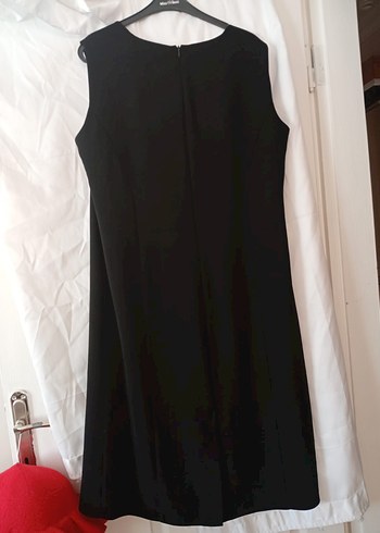 Siyah Uzun Dantel Kadın Elbise - Görsel 6