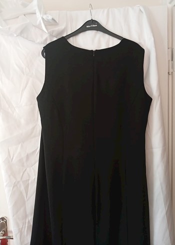 Siyah Uzun Dantel Kadın Elbise - Görsel 5