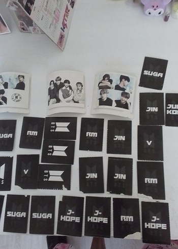 BTS Üyeleri Kart Seti