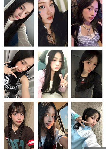 Minji photocard 9'lu set
