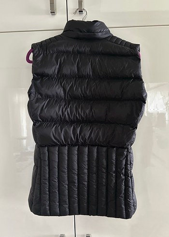 Kadın Siyah Moncler Şişme Yelek - Görsel 3