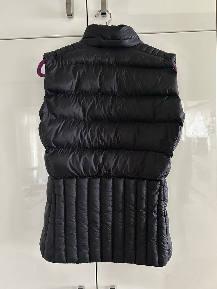 Kadın Siyah Moncler Şişme Yelek - Görsel 3