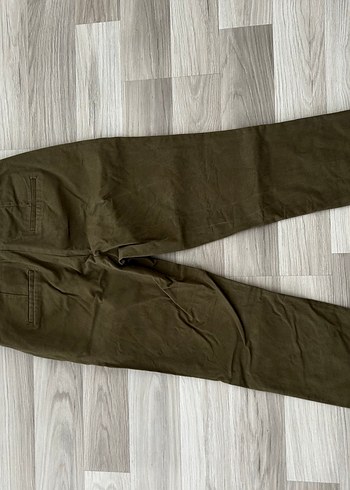 Koton Kadın Keten Kumaş Haki Pantolon
