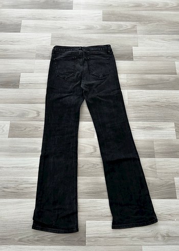 Gri Kadın Orta bel  Denim Pantolon - Görsel 2