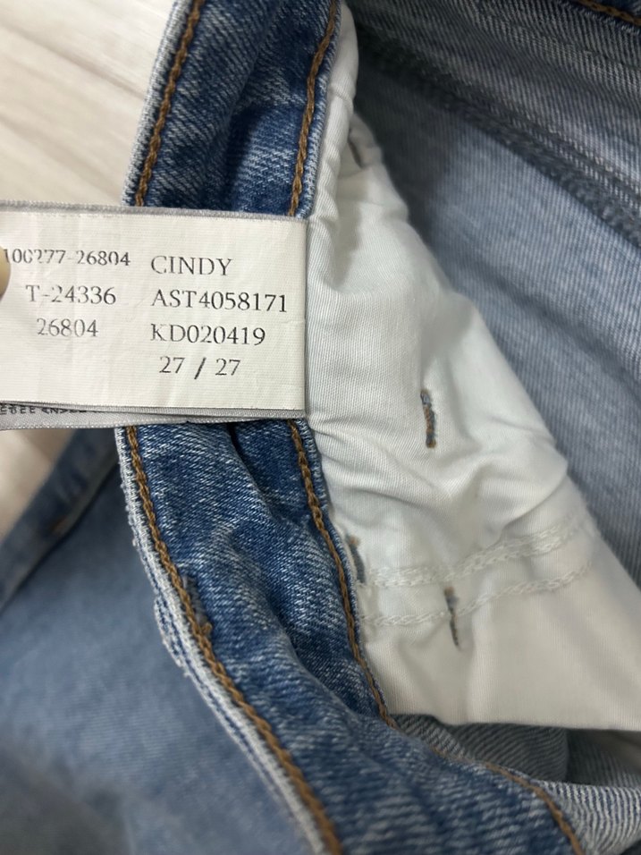 Gri Mavi  Kadın Denim Pantolon - Görsel 4