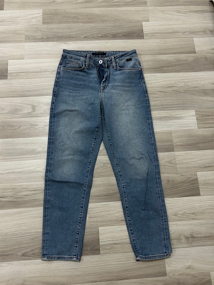 Gri Mavi  Kadın Denim Pantolon - Görsel 3