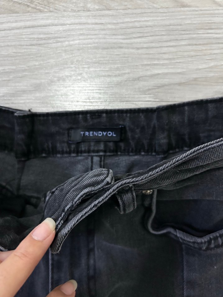 Gri Regular Fit  Kot Pantolon - Görsel 2