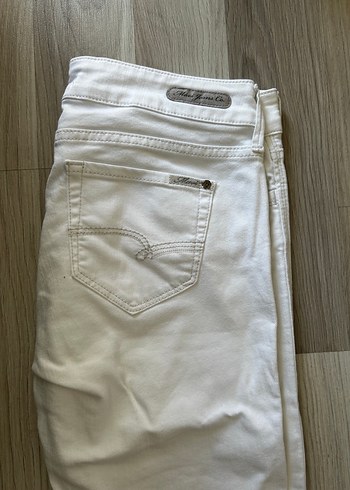 Beyaz  Kadın Kot Pantolon - Görsel 4