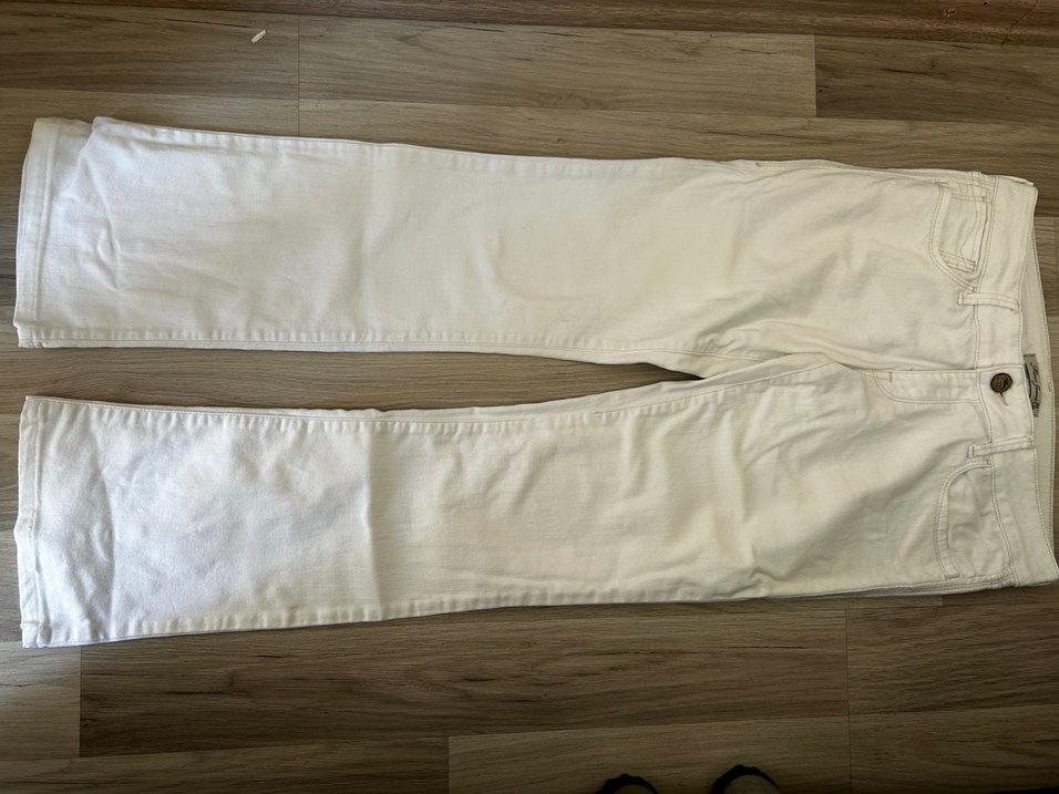 Beyaz  Kadın Kot Pantolon - Görsel 2