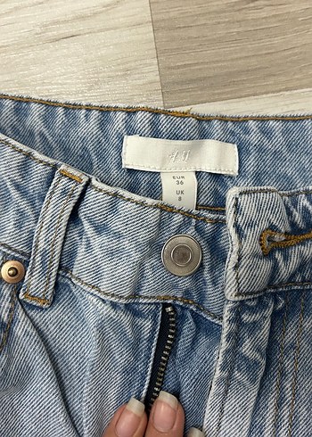 Geniş Kesim Midi Boy Kadın Kot Pantolon - Görsel 2