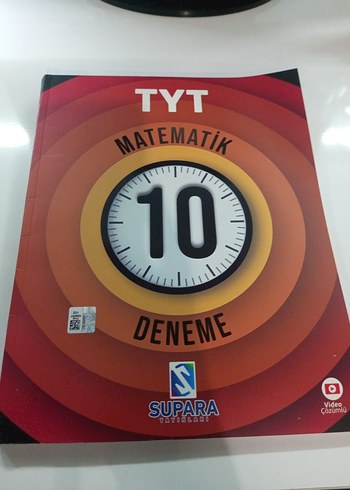 TYT Matematik 10 Deneme Kitabı Supara
