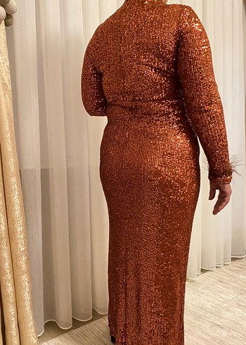 Tesettür payet abiye - Görsel 4