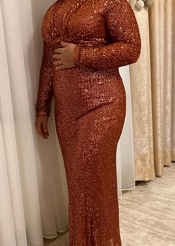 Tesettür payet abiye - Görsel 2