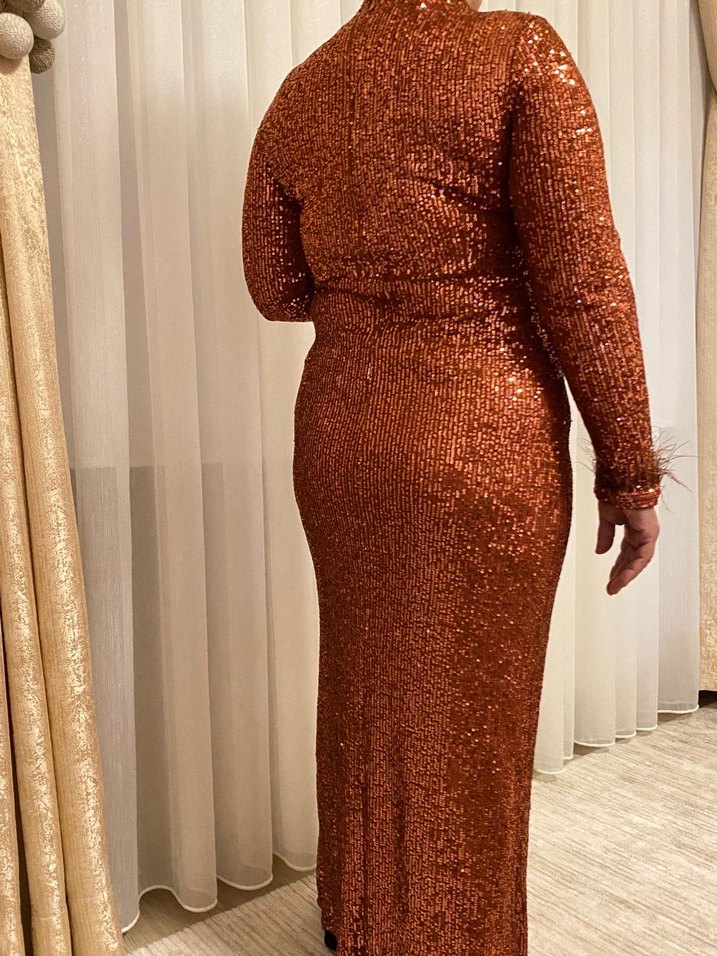 Tesettür payet abiye - Görsel 4