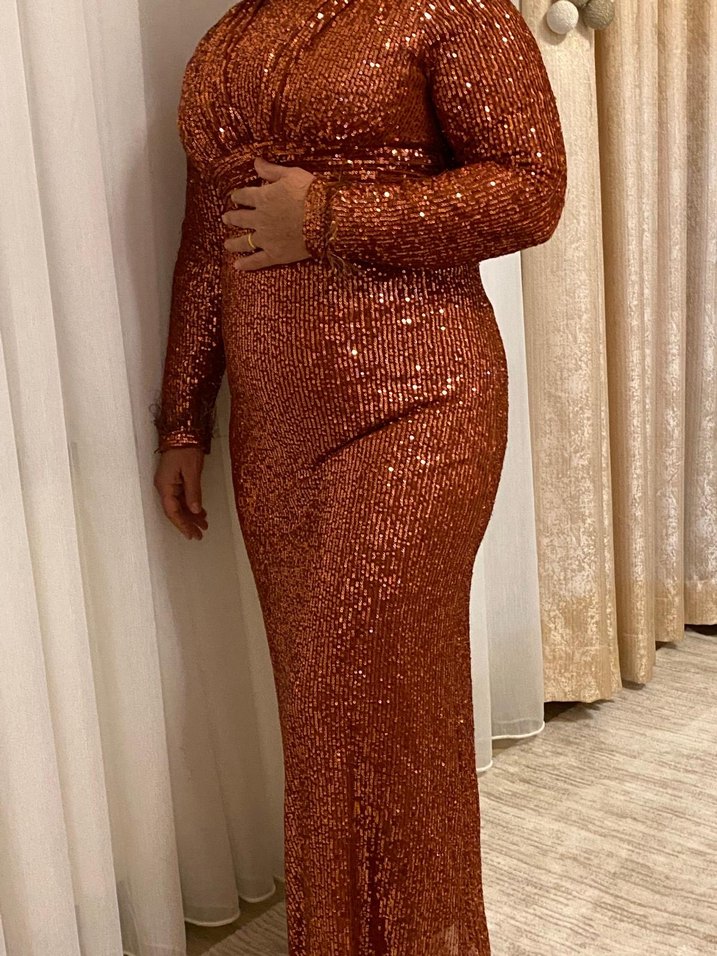 Tesettür payet abiye - Görsel 2